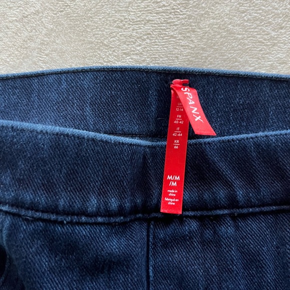 SPANX Women's Navy Jeggings - Picture 3 of 4